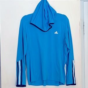 Adidas Marathon 10 Climalite Hooded top L